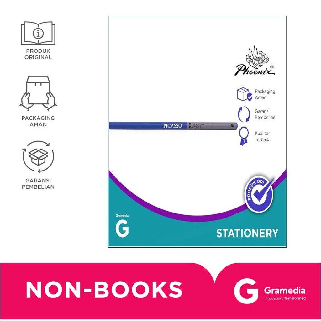 

Phoenix Pensil Drawing 7800S 6B,