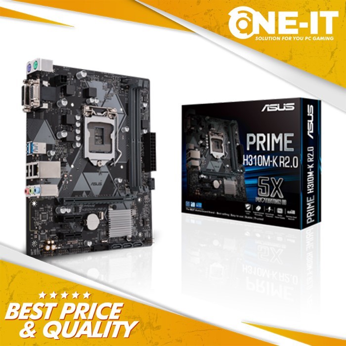 Motherboard ASUS PRIME H310M-K R2.0 DDR4 Intel LGA 1151 mATX 1 Tahun