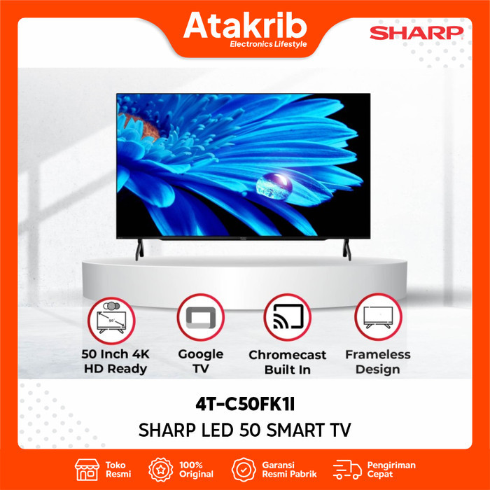 SHARP LED 50 4T-C50FK1I 4K Frameless Google TV