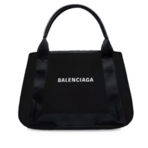 [Instock] Balenciaga women’s navy small cabas in black