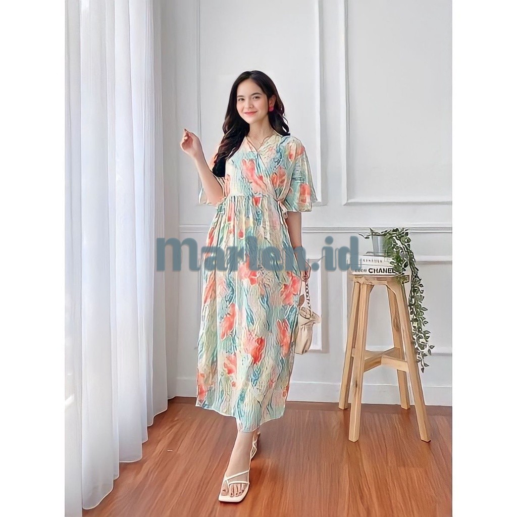 BAJU DASTER DRESS KIMONO PIYAMA KAREEN SERUT DADA TIDUR REMAJA WANITA TALI SAMPING KANAN KIRI BUSUI 