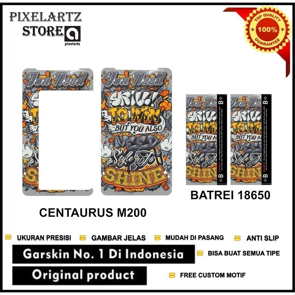 

Stiker / Sticker Garskin Inner Centaurus M200 + WRAP BATREI