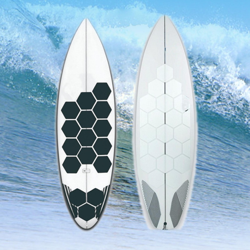 

Adhesive Hexagon Surfboard Pads Waxless Surfing Accessory Pads