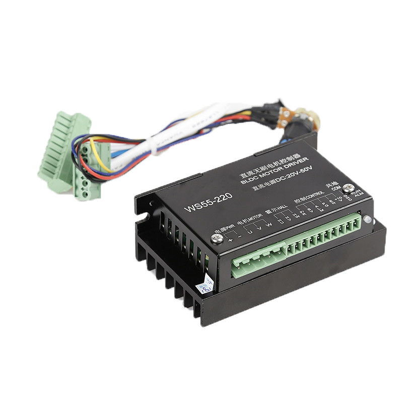 New 500W/0.5KW ER11 55MM Brushless CNC Spindle Motor+DC20-50V Stepper Motor Driver+DC48V 12A Power S