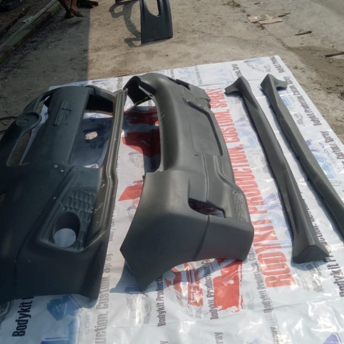 bodykit toyota yaris bakpao full bemper upgrade fds