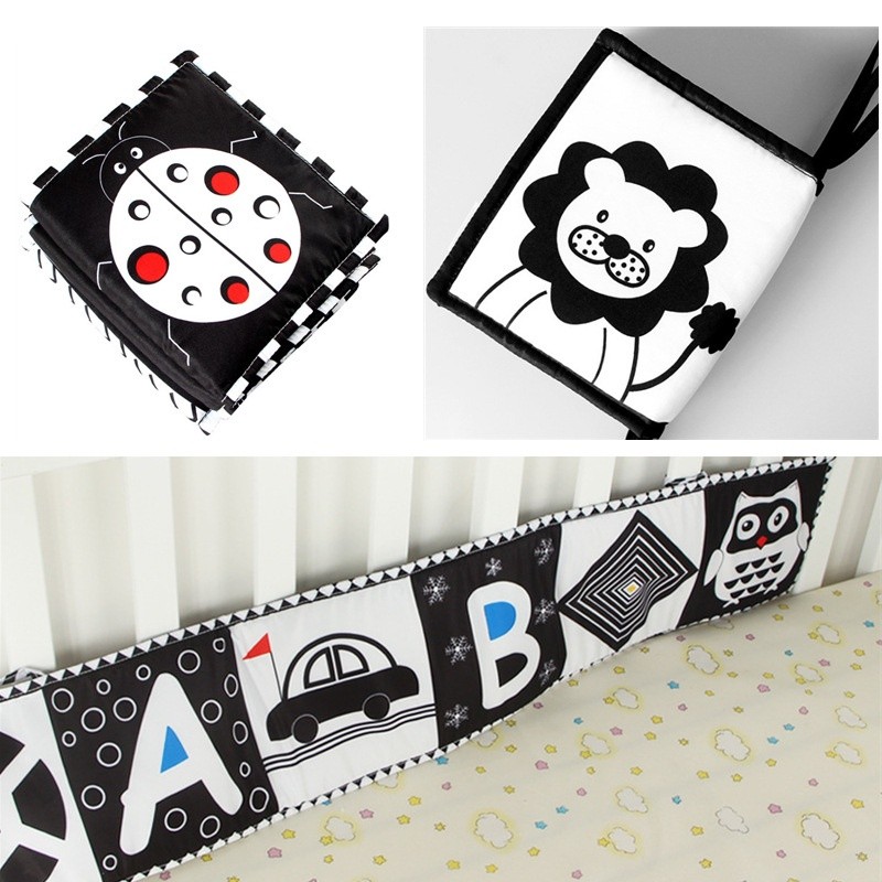 (Baby) Bumper Baby Box / Buku kain Bantal Box Bayi / Book Crip / Baby Soft Book Hanging Bed / Baby H