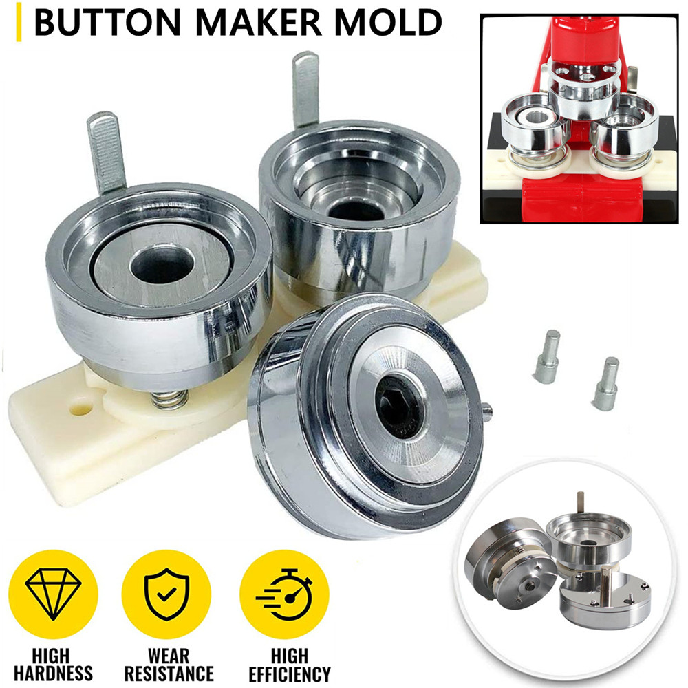 

Round Badge Button Mold, DIY Button Parts Badge Punching Die Mould for Button Badge Press Machine Mold 25/32/37/44/50/56/58/75MM