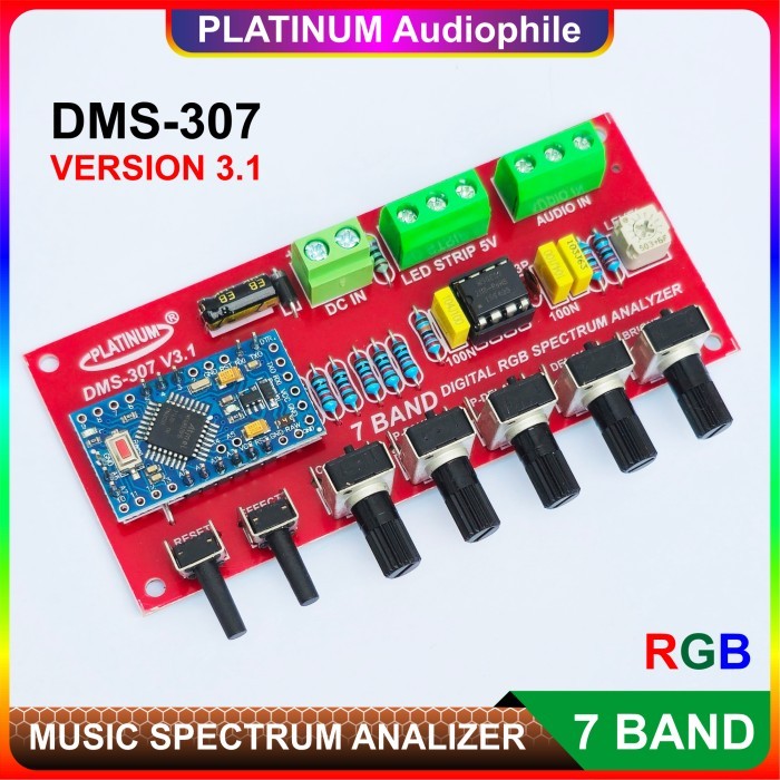 Spectrum Analyzer Modul DMS-307 V3 7 Band Music Analyzer