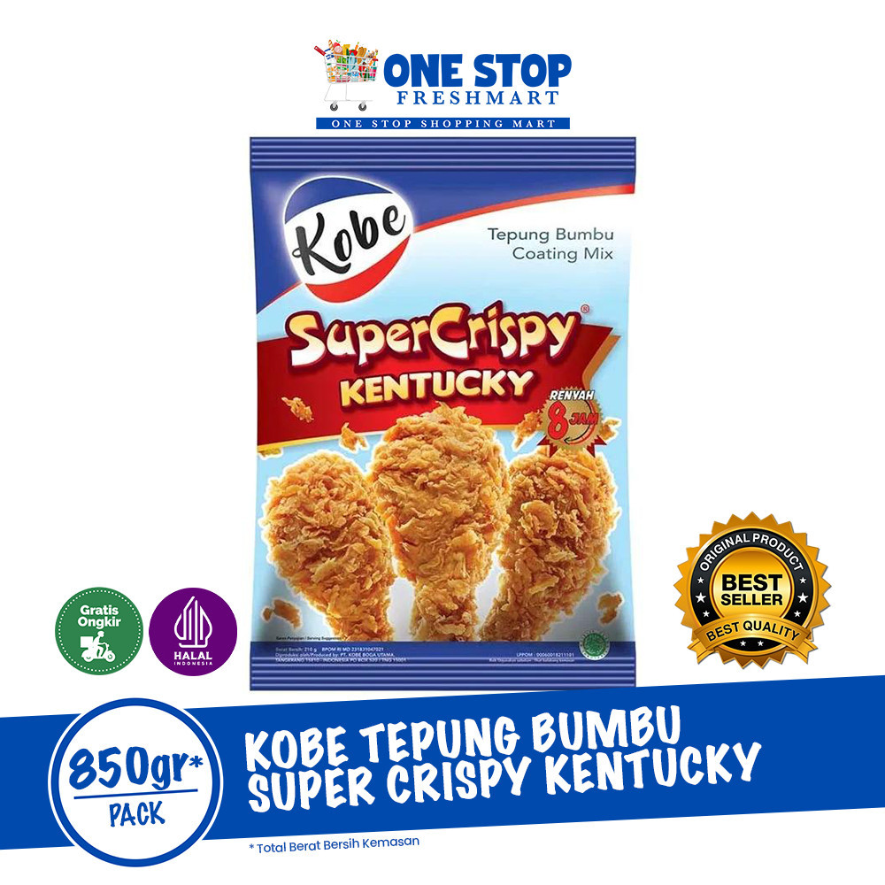 

KOBE TEPUNG SUPER CRISPY KENTUCKY 850GR