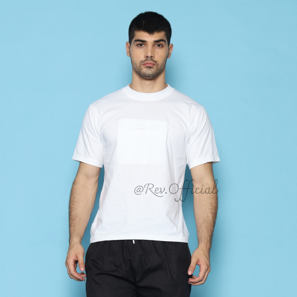 Baju Kaos Oblong Lengan Pendek Berkantong Jamaah Haji Dan Umroh Baju Kantong Doraemon