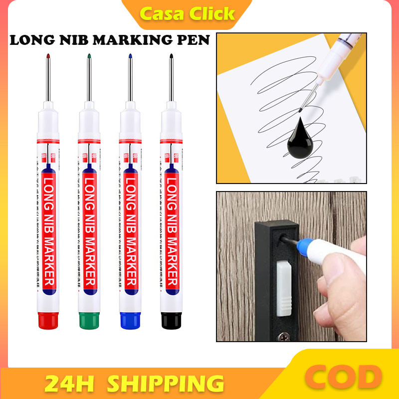 

Alat Tulis Penanda Spidol Long Nib Head Marker Multifungsi Penanda Tukang Bangunan Waterproof