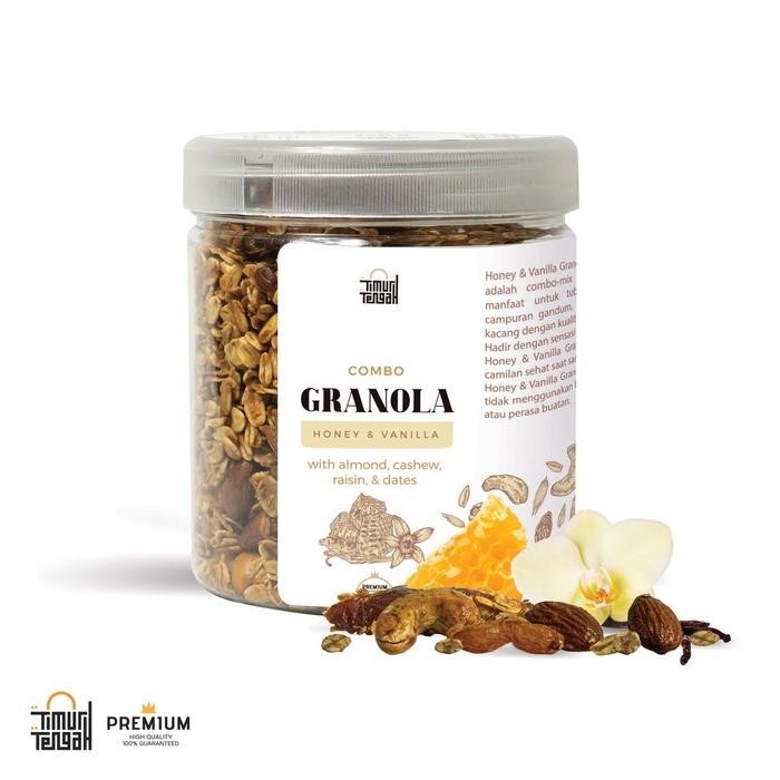

[[Promo]] Granola Timur Tengah 250 gr Varian Rasa Sereal Makanan Sehat - Vanilla Honey
