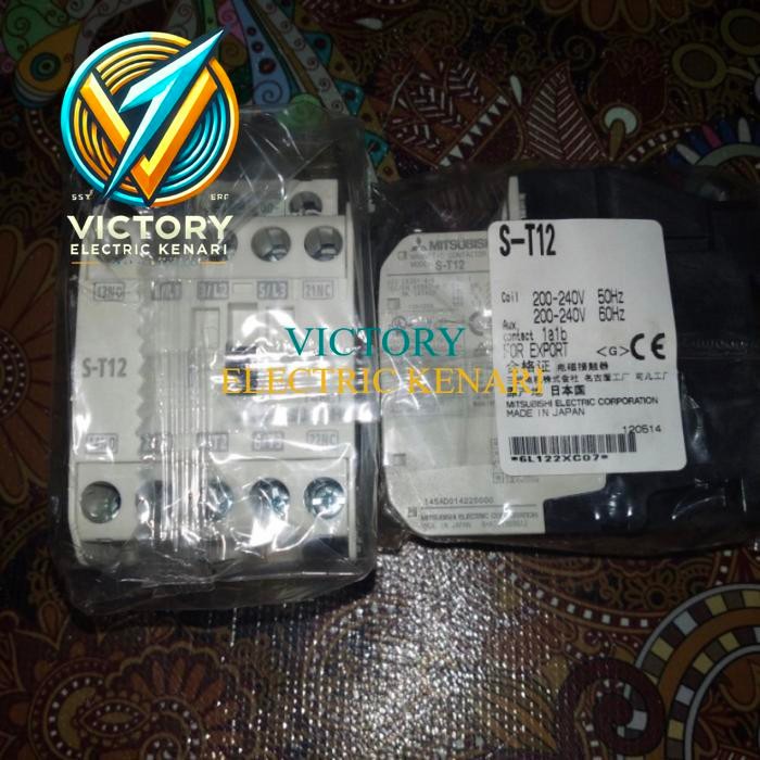 Kontaktor / contactor mitsubishi st12 st 12 20a - 220v