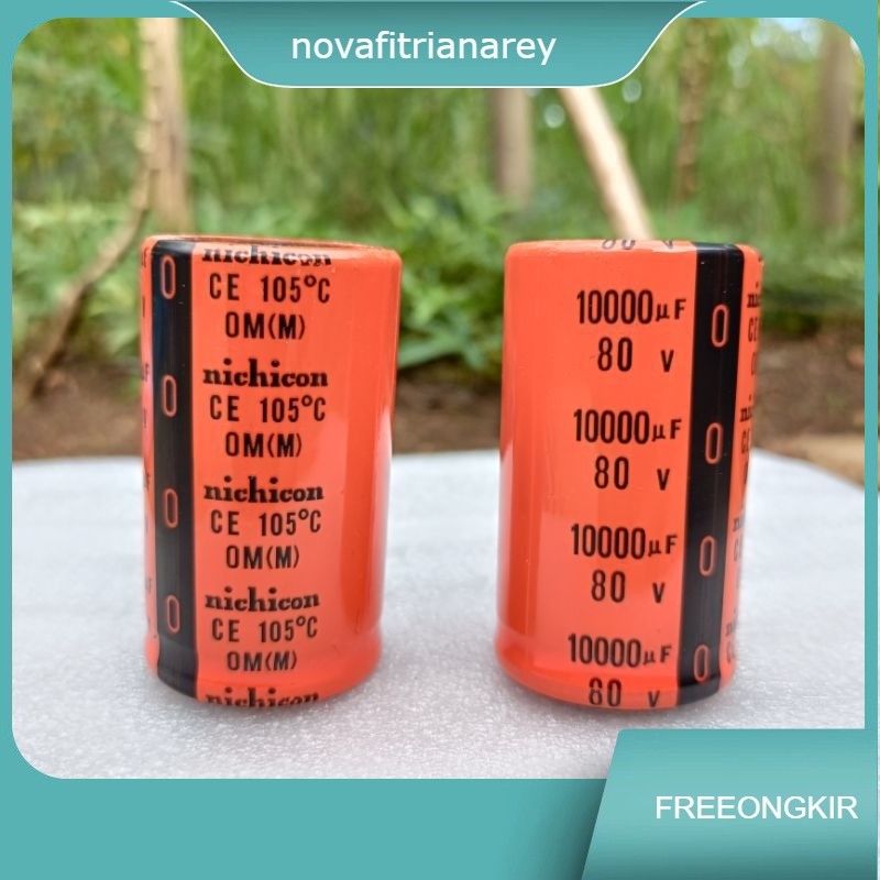 Elco 10000uf 80v nichicon orange Capasitor elko 80v 10000uf nichicon oren