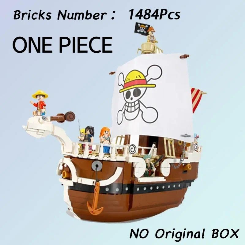2000pcs Popular Movie Game ONE PIECE Thousand Sunny Luffy Boat SY6298  Assemble Puzzle Model For Kid