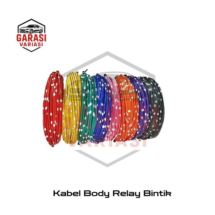 Kabel body kabel bintik kabel otomotif motor mobil meteran - MERAH, 0.85MM