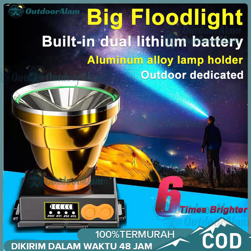 150W Senter Kepala sangat terang Senter Kepala LED Senter Super Terang Lampu LED Terpasang Di Kepala