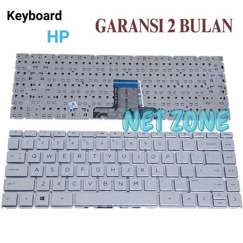 Keyboard HP Pavilion X360 14s-dq0508TU 14s-dq5002TU 14s-dq5001TU Silver -NZONE