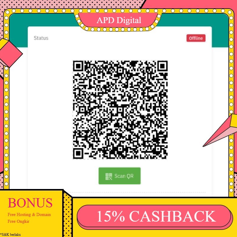 Onesender - Gateway API WhatsApp + Plugin  APD DIGITAL APD