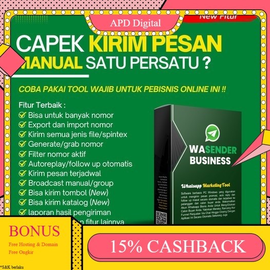 wa blaster bulk sender + bonus APD