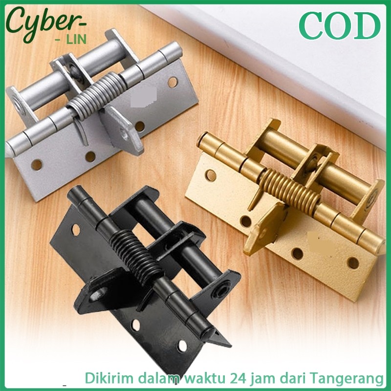 Engsel Penutup Pintu Rumah Pegas Otomatis/Engsel Penutup Pintu Otomatis/Logam 90 Derajat Dengan Baut