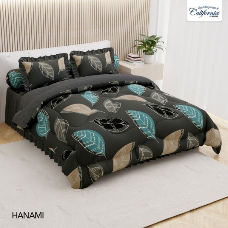 

Bedcover Set California & Sprei Flat (Tanpa Rumbai) King 180x200cm