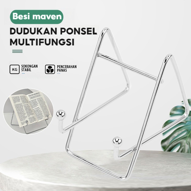Laptop Holder Reading Book Stand Dudukan Desktop Holder Table Stand Laptop Stand Multipurpose