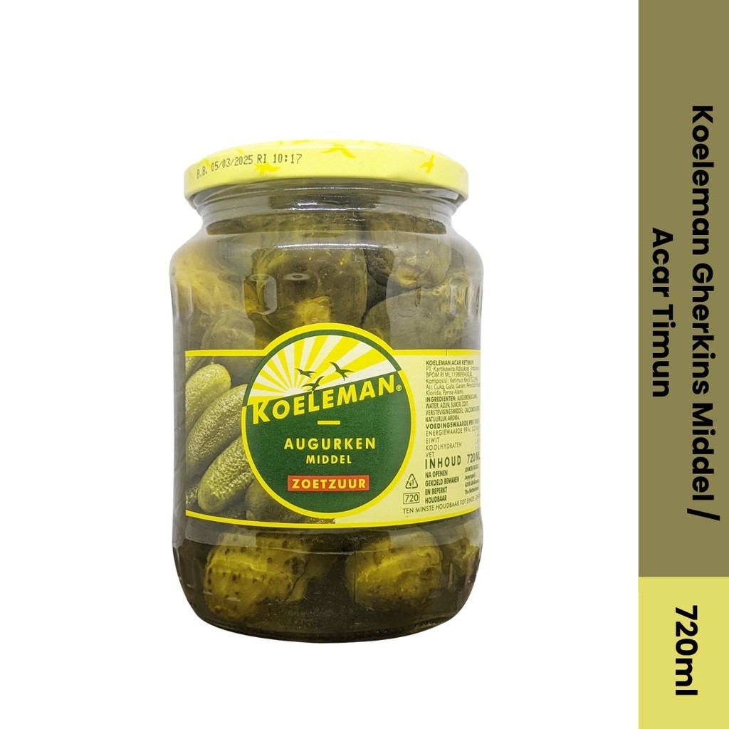 

Koeleman Gherkins Middel/ Acar timun 720ml