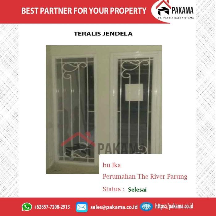 Teralis pengaman jendela dan pintu double besi kaya nyamuk - Teralis Jendela