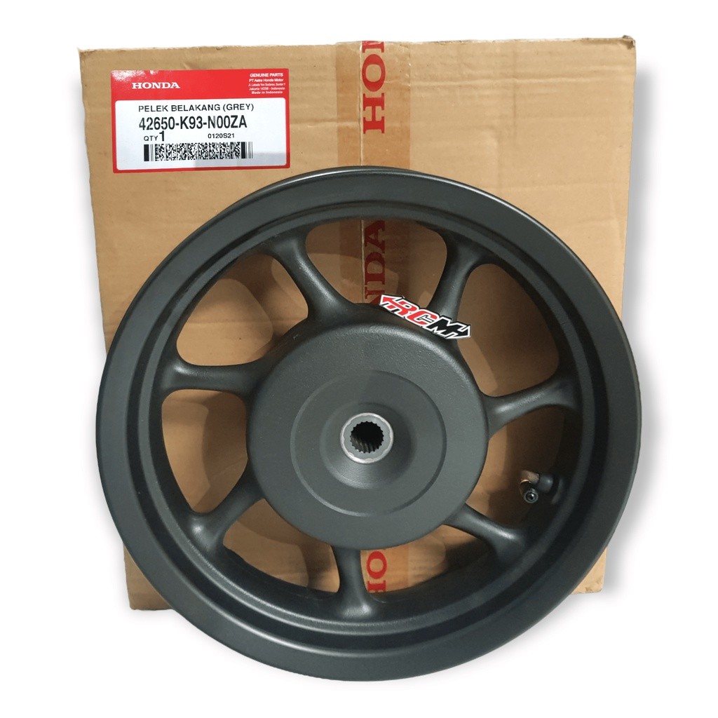 42650-K93-N00ZA VELK VELG PELEG PELEK VELEG VELEK RACING BLK BLKG BELAKANG PLUSH PLUS DOP SCOOPY FI 