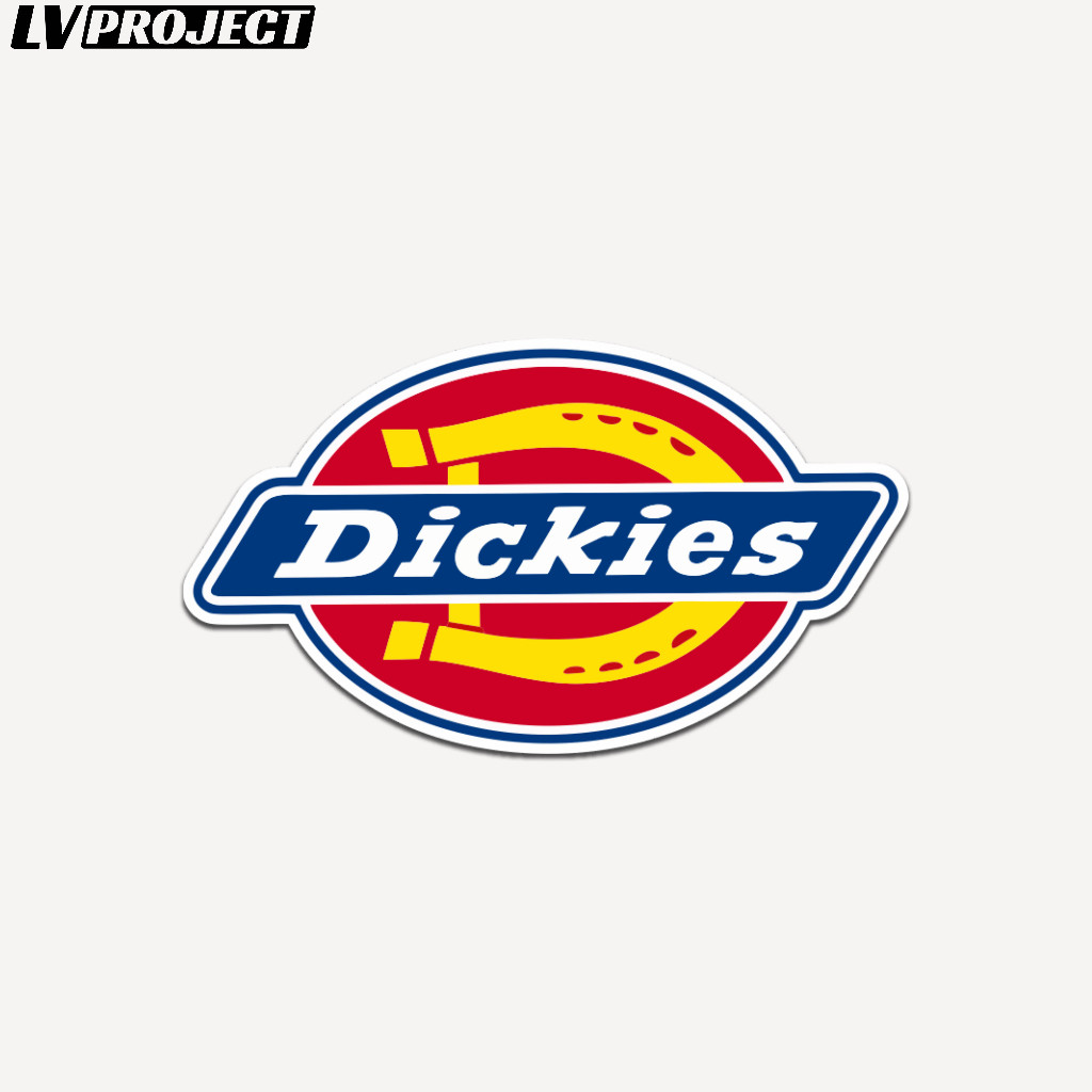 

Sticker Brand Logo Hypebeast Satuan Tahan Air Stiker Dickies Helm Laptop