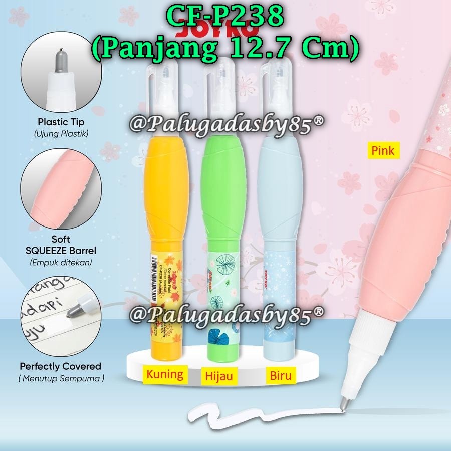 

(1 Biji) Correction Fluid JOYKO CF-P238 / Cairan Koreksi Penghapus Cair Joyko CF-P238 (1 Biji)