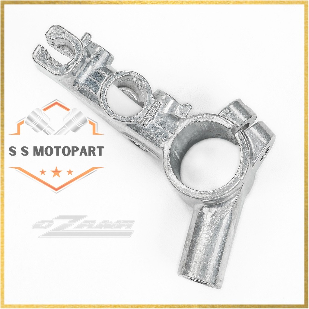 Dudukan Kaca Spion KIRI MIO M3 SILVER (1LB) Dudukan Handel Spion Ori Ozawa