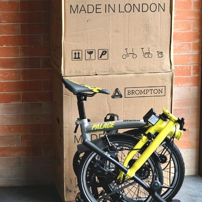 Sepeda bromptonN PALACE limited edition new lengkap