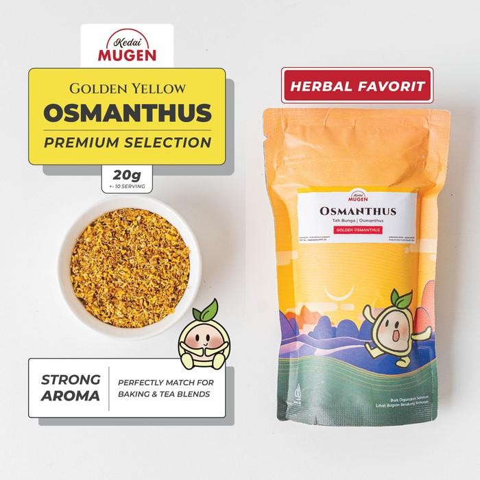 

High Grade Osmanthus Tea | Teh Bunga Herbal Osmanthus Kedai Mugen 10g