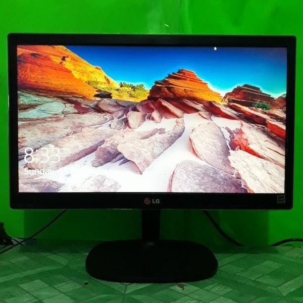 LED Monitor Komputer LG 20inch wide 20M35ASA laptop jual murah BU nego siap codfashion murah berkual