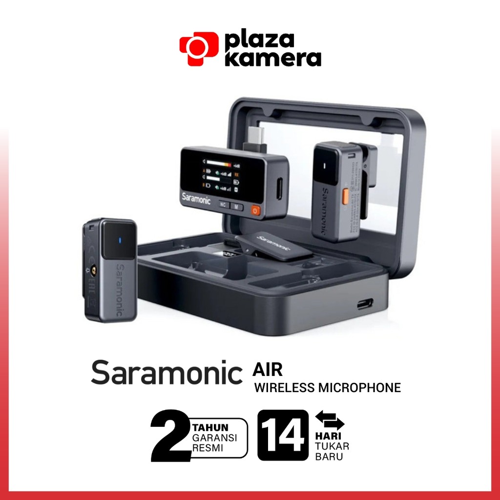 Saramonic Air Mic Wireless Mic Podcast Mikrofon Nirkabel