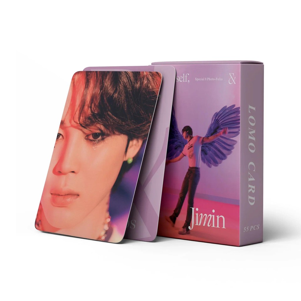 

55Pcs/Set Kpop Idol Jimin Lomo Postcard Personal Photo Chaos Print Cards Picture For Fans Collectible Cards