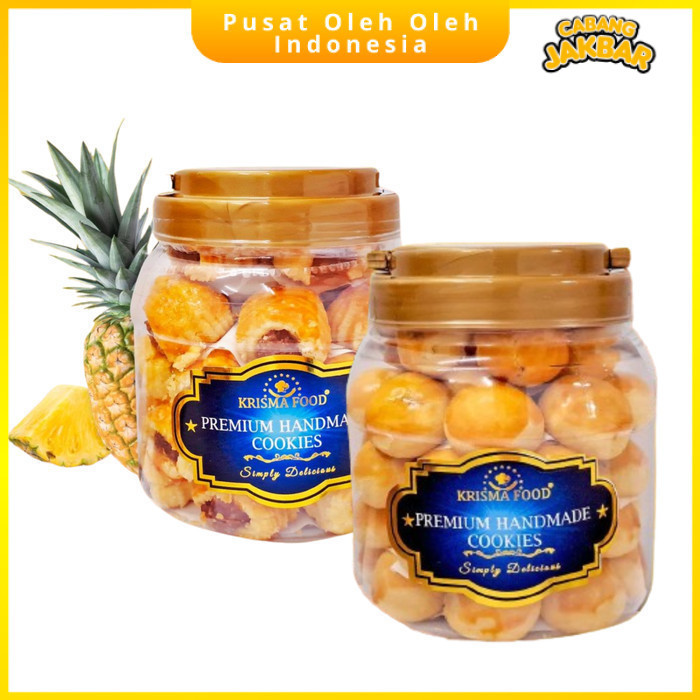 

Kue Nastar Premium Wisman 100% Nanas Krisma food 400gr JB 01 jakbar