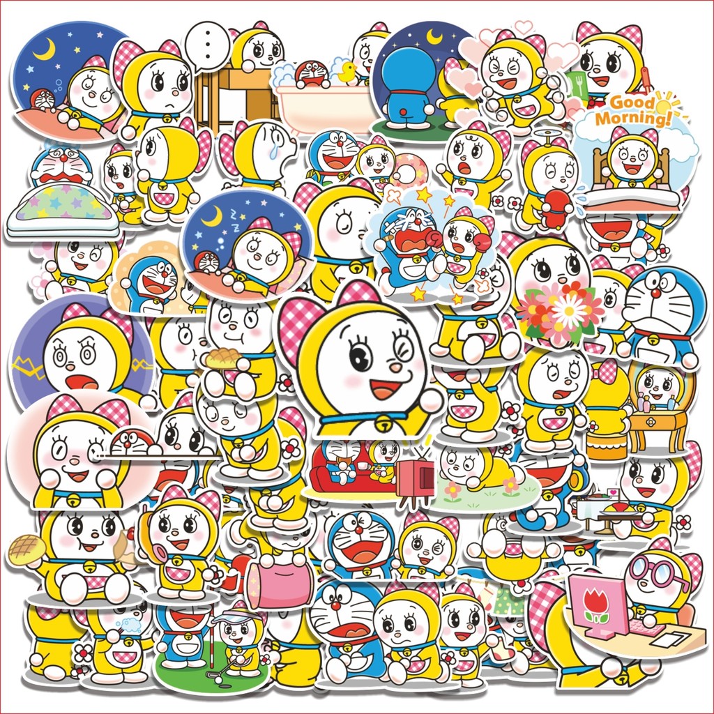 

COD 50 Pcs Stiker Dorami Doraemon Sister Lucu Anti Air Untuk Dekorasi Notebook Sepeda Skateboard Handphone DIY