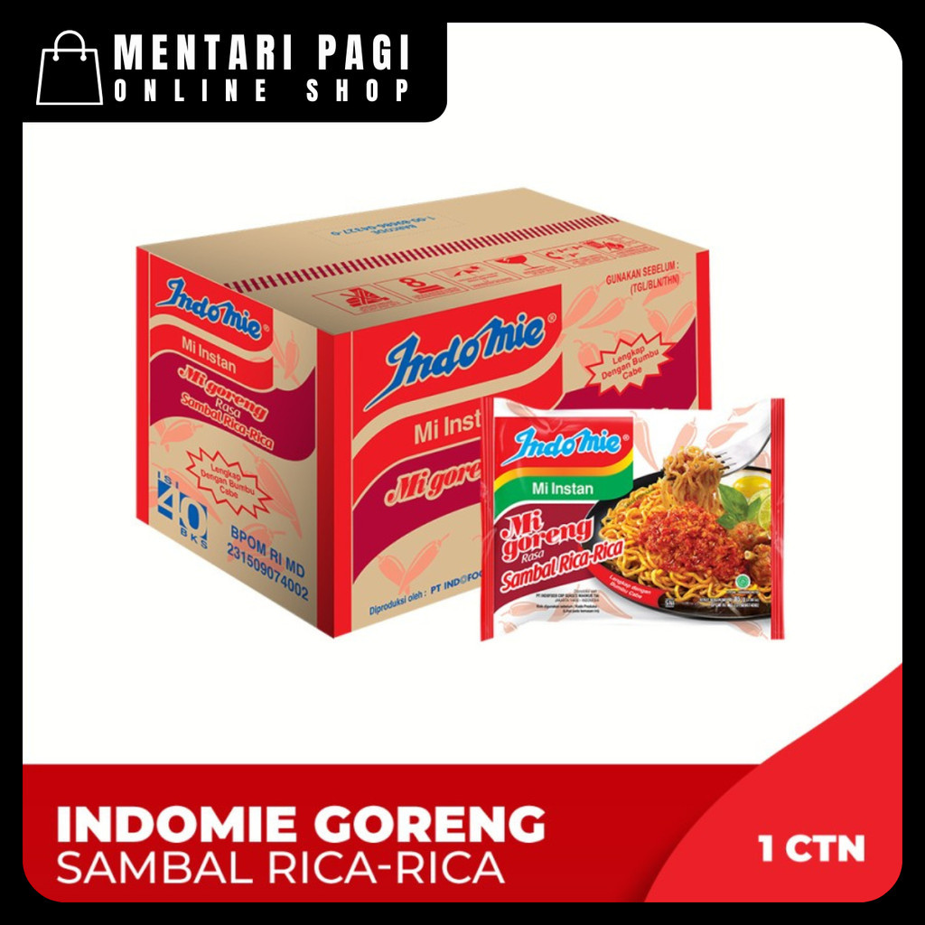 

Indomie Goreng Sambal Rica - Rica - 1 Dus 40 Pcs