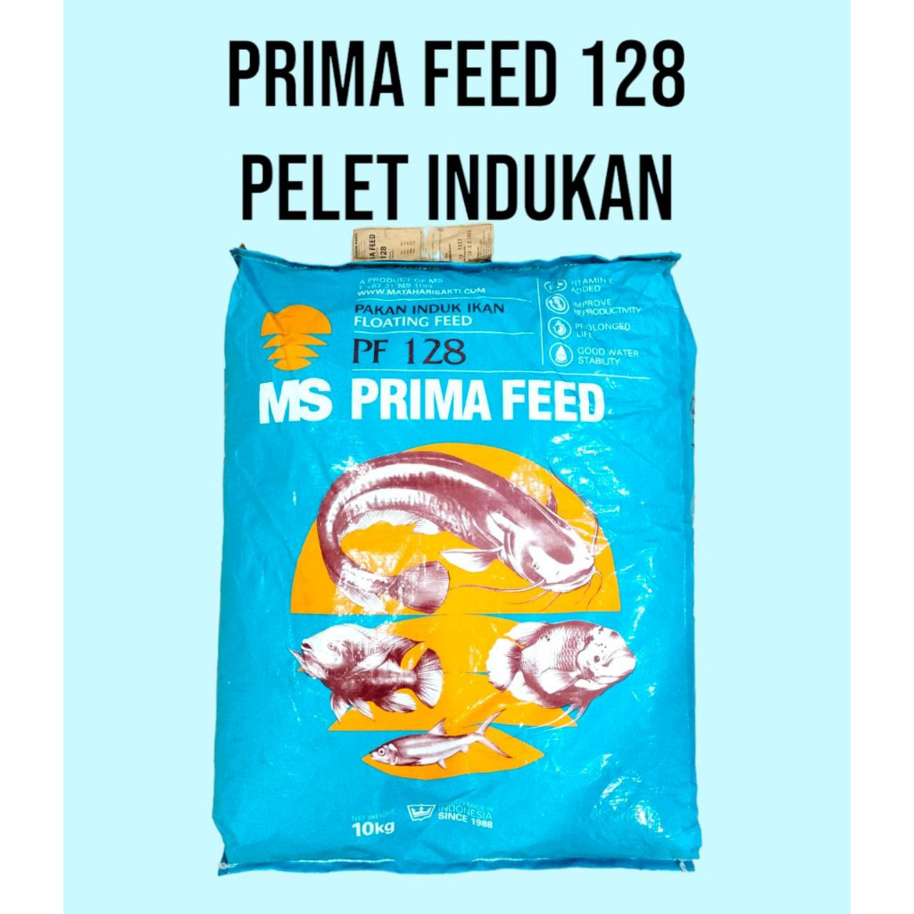 500 GR PF 128 PRIMA FEED PELET INDUKAN IKAN NILA LELE GURAME  PELET TELUR IKAN