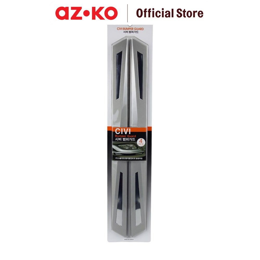 AZKO Set Pelindung Bumper Civi - Silver Bumper Guard Protector Bantalan Bumper Aksesoris Eksterior M