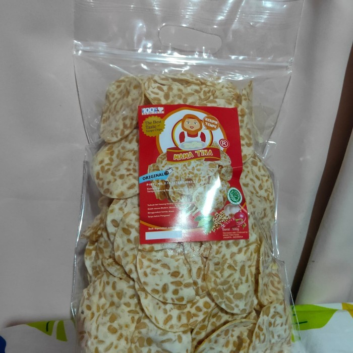 

[BEST] Keripik tempe Mama Tina (ORIGINAL) 500gr @aseli_enak