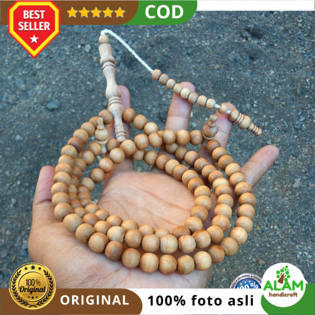 Tasbih Muslim Kayu Cendana 99