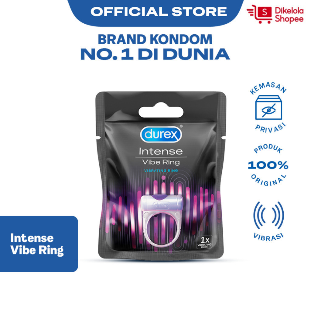 CXB795 Durex Intense Vibration Ring - Cincin Getar Alat Bantu Pria & Wanita