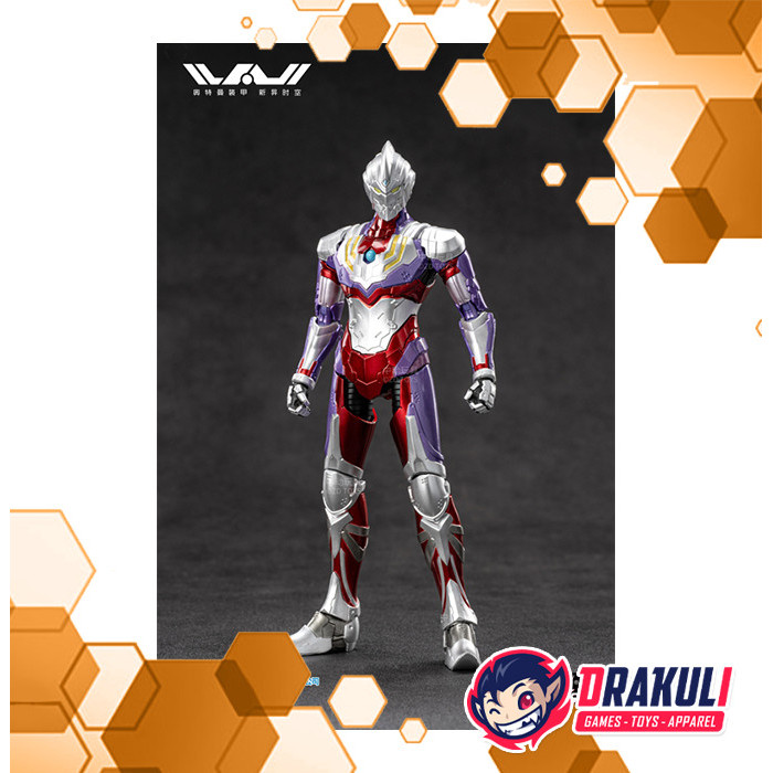 Drakuli Hobbies ZD Toys Ultraman Light-Up Series - Tiga Suit Ultraman