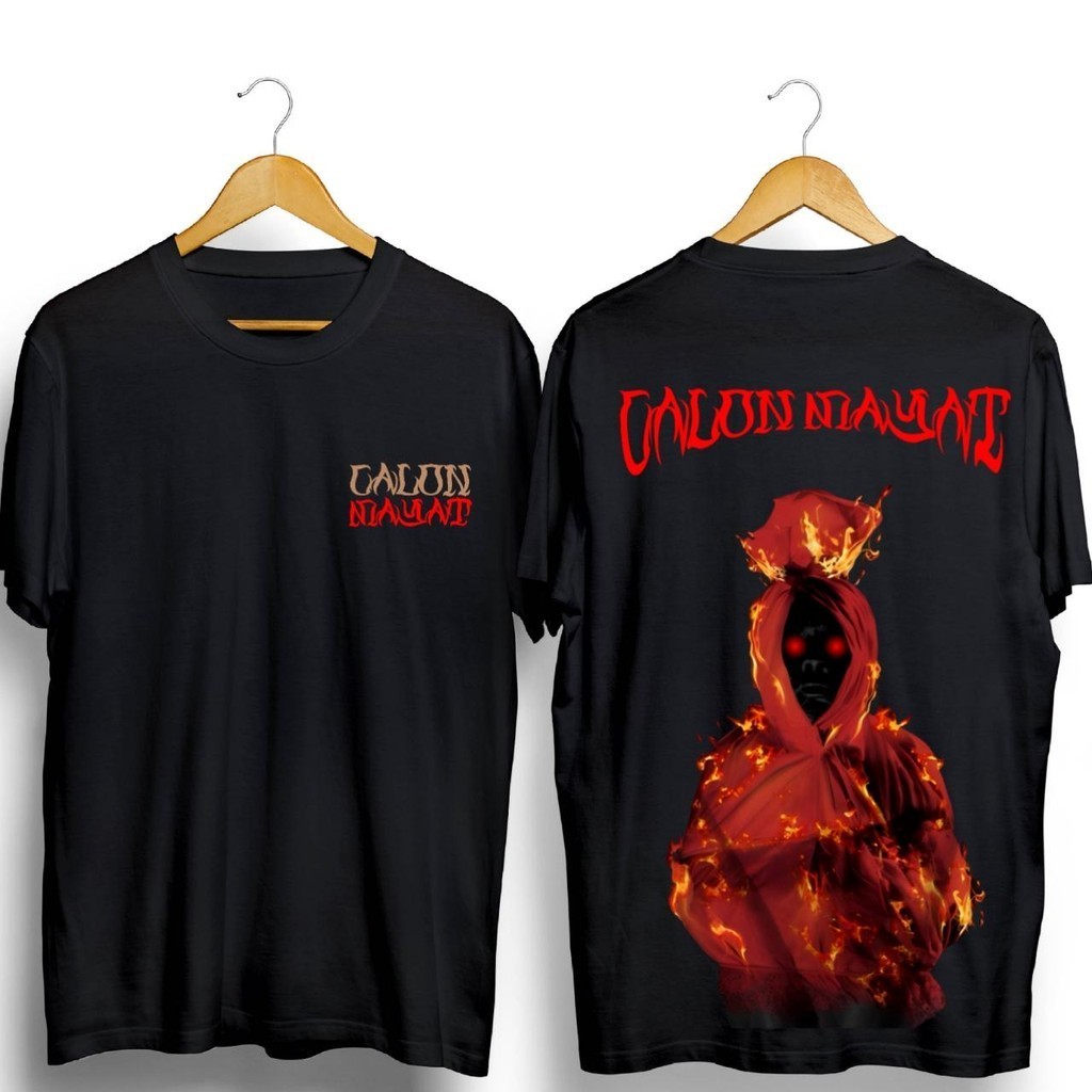 KAOS CALON MAYAT POCONG API TULISAN DB // KAOS VIRAL // BAJU FASHION // KAOS MURAH