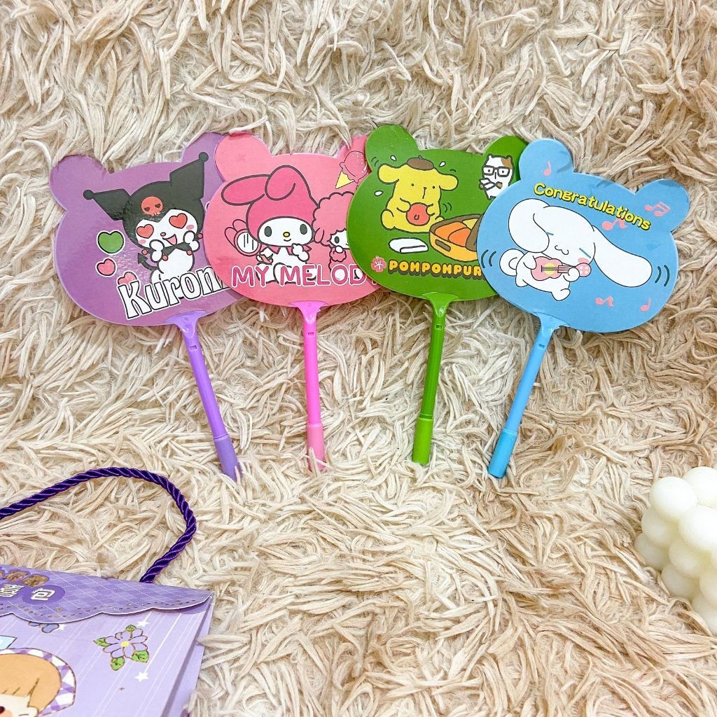 

Pulpen Gel Kipas Sanrio/ Mymelody, Cinnamoroll/ Kuromi/ Pompompurin PGK-1097