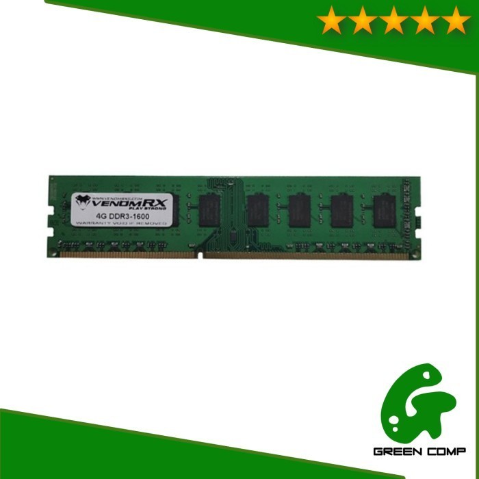 VENOMRX LONGDIMM DDR3 1600 4GB